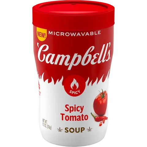 Microwavable Spicy Tomato Soup