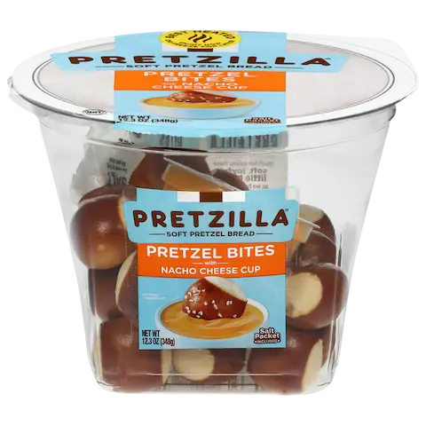 Soft Pretzel Bites w/<br />
Nacho Cheese Cup