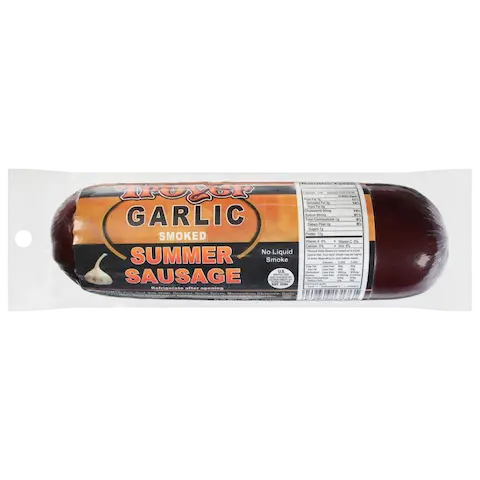 Garlic Smoked Summer Sausage